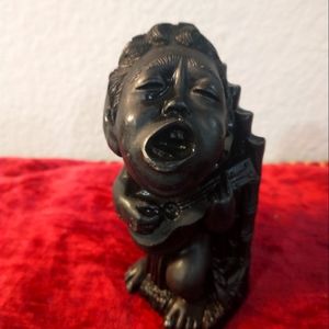 Vintage Hawaiian Lava Statue